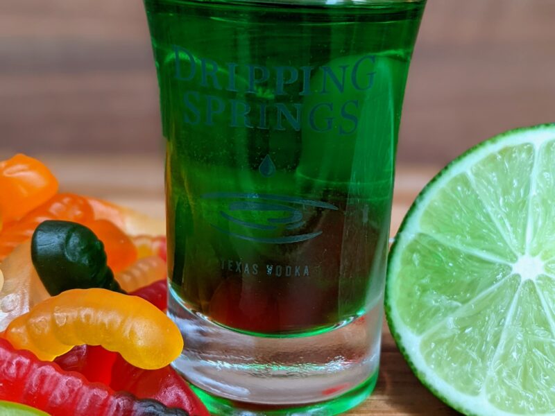 Eat The Worm Jello Shot