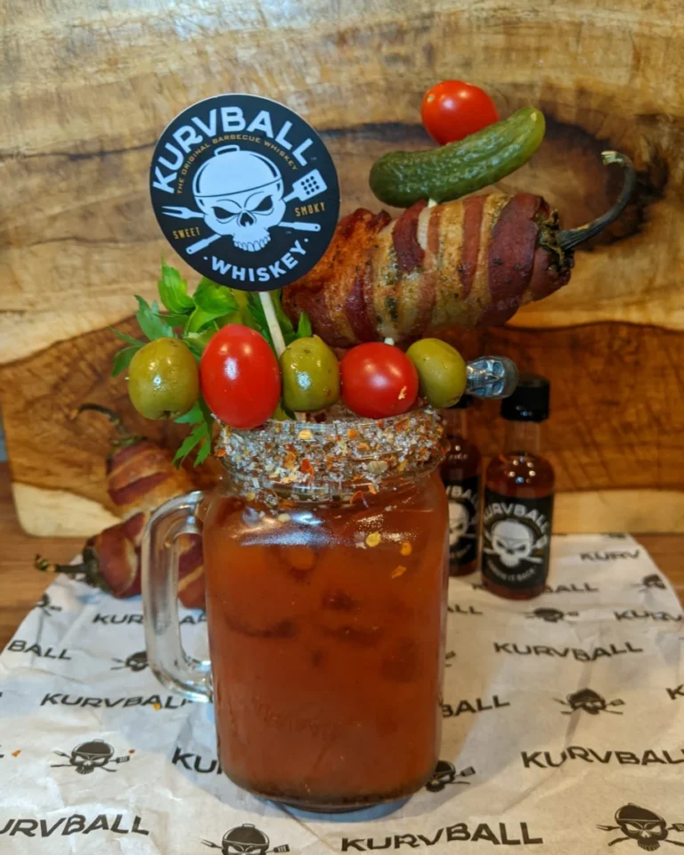 Kurvball whiskey bloody mary